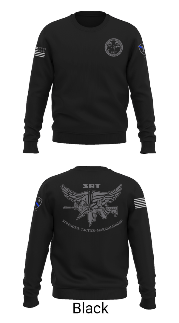 Crew Neck Sweatshirt, Special Reaction Team, Marines, Teamtime, Team time, sublimation, custom sports apparel, team uniforms, spirit wear, spiritwear, sports uniforms, custom shirts, team store, custom team store, fundraiser sports, apparel fundraiser