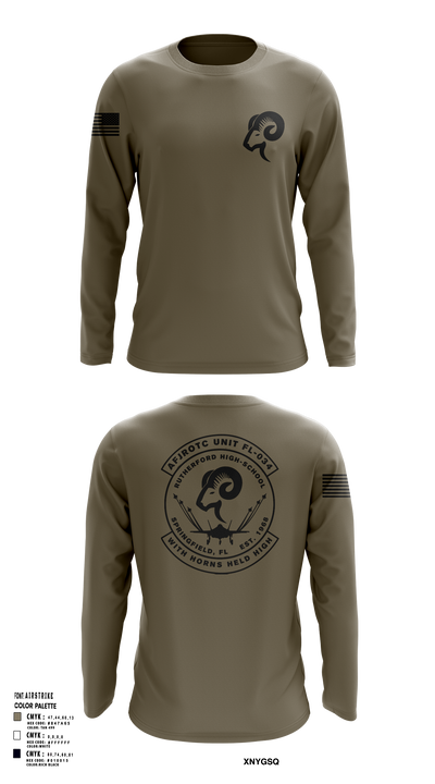 AFJROTC FL-034 58345712 Long Sleeve Performance Shirt 117