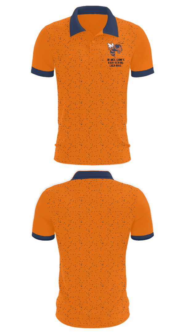 Short Sleeve Performance Polo, Orange County High School Lacrosse, Men's Lacrosse, Teamtime, Team time, sublimation, custom sports apparel, team uniforms, spirit wear, spiritwear, sports uniforms, custom shirts, team store, custom team store, fundraiser sports, apparel fundraiser