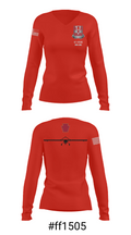 Det 1 876 BEB 21626165 Women's Long Sleeve V-neck Shirt - 20
