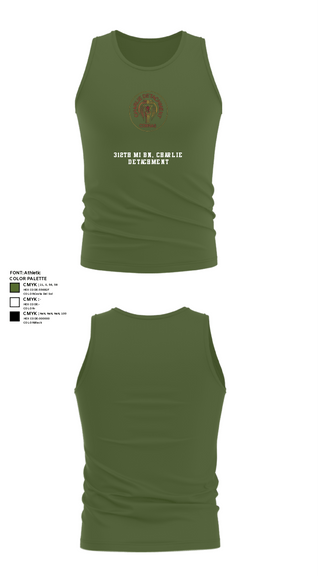 Tank Top, 312TH MI BN, CHARLIE DETACHMENT, Army, Teamtime, Team time, sublimation, custom sports apparel, team uniforms, spirit wear, spiritwear, sports uniforms, custom shirts, team store, custom team store, fundraiser sports, apparel fundraiser
