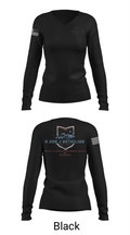 B and J Detailing 43609059 Women's Long Sleeve V-neck Shirt - 35