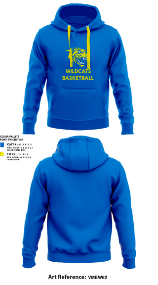 Hoodie, East Peoria Central Wildcats, Men's Basketball, Teamtime, Team time, sublimation, custom sports apparel, team uniforms, spirit wear, spiritwear, sports uniforms, custom shirts, team store, custom team store, fundraiser sports, apparel fundraiser