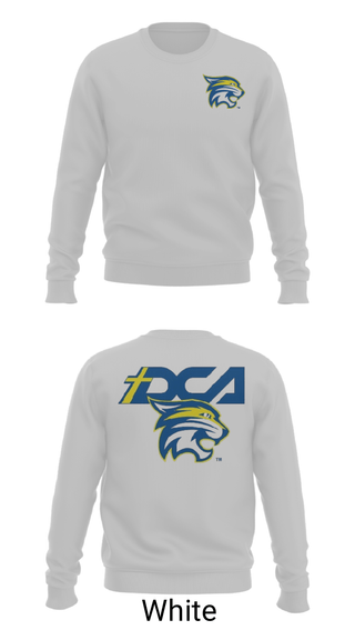 Crew Neck Sweatshirt, Donelson Christian Academy Soccer, Men's Soccer, Teamtime, Team time, sublimation, custom sports apparel, team uniforms, spirit wear, spiritwear, sports uniforms, custom shirts, team store, custom team store, fundraiser sports, apparel fundraiser