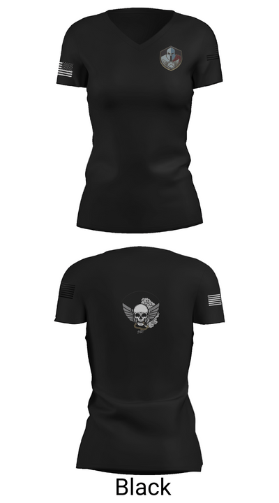 Special Response Team 18525439 Women's Short Sleeve V-neck Shirt - 27