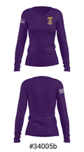 Tucumcari High School Baseball 59599149 Women's Long Sleeve V-neck Shirt - 20