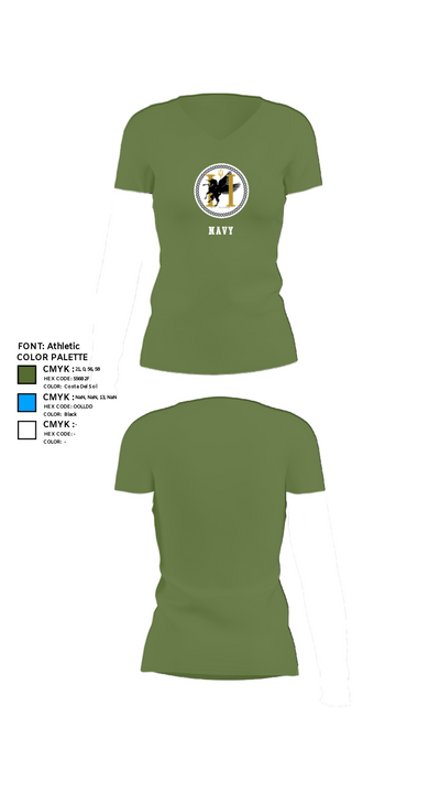TCC2 37454009 Women's Short Sleeve V-neck Shirt - 42