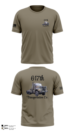 Old School Cotton Feel Shirt, 617th Transportation Company, Army, Teamtime, Team time, sublimation, custom sports apparel, team uniforms, spirit wear, spiritwear, sports uniforms, custom shirts, team store, custom team store, fundraiser sports, apparel fundraiser