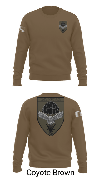 Crew Neck Sweatshirt, 8.FschJgRgt 26, Army, Teamtime, Team time, sublimation, custom sports apparel, team uniforms, spirit wear, spiritwear, sports uniforms, custom shirts, team store, custom team store, fundraiser sports, apparel fundraiser