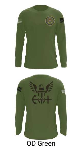 Long Sleeve Performance Shirt, Chaplain Corp, Navy, Teamtime, Team time, sublimation, custom sports apparel, team uniforms, spirit wear, spiritwear, sports uniforms, custom shirts, team store, custom team store, fundraiser sports, apparel fundraiser