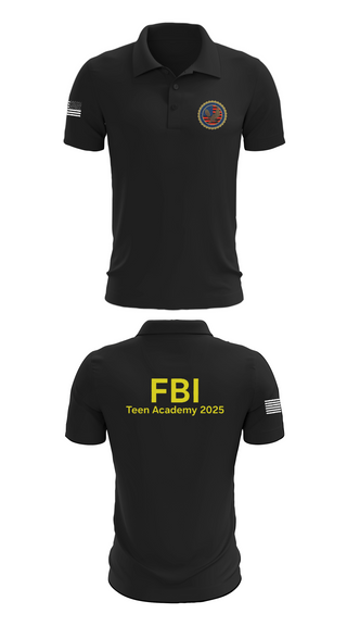 Short Sleeve Performance Polo, FBI Citizens Academy, , Teamtime, Team time, sublimation, custom sports apparel, team uniforms, spirit wear, spiritwear, sports uniforms, custom shirts, team store, custom team store, fundraiser sports, apparel fundraiser