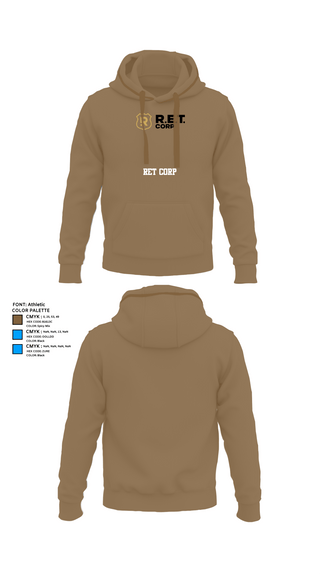 Hoodie, RET CORP, Police, Teamtime, Team time, sublimation, custom sports apparel, team uniforms, spirit wear, spiritwear, sports uniforms, custom shirts, team store, custom team store, fundraiser sports, apparel fundraiser