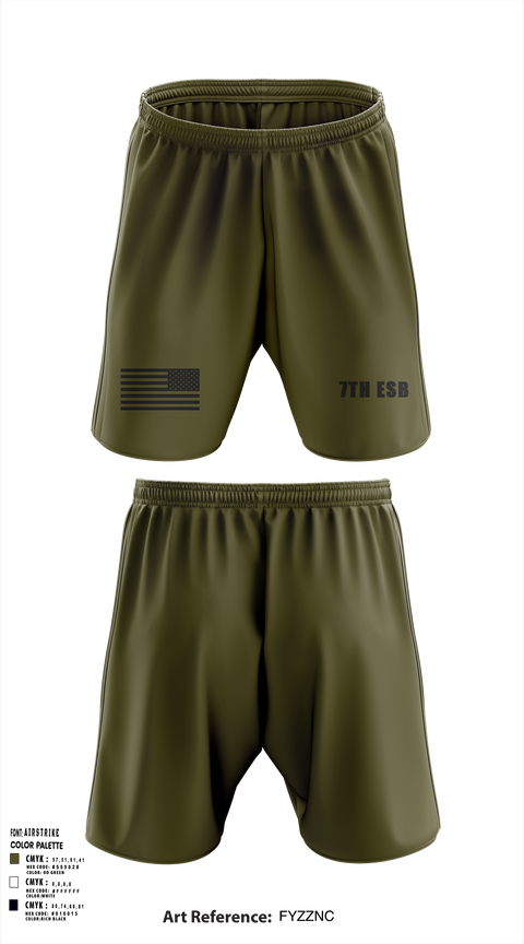 Athletic Shorts With Pockets, 7th ESB, Marines, Teamtime, Team time, sublimation, custom sports apparel, team uniforms, spirit wear, spiritwear, sports uniforms, custom shirts, team store, custom team store, fundraiser sports, apparel fundraiser
