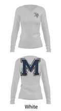 Marysville High School Cheer 26495942 Women's Long Sleeve V-neck Shirt - 16