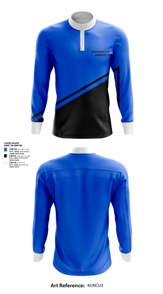 Quarter Zip Jacket, Southington Knights, , Teamtime, Team time, sublimation, custom sports apparel, team uniforms, spirit wear, spiritwear, sports uniforms, custom shirts, team store, custom team store, fundraiser sports, apparel fundraiser
