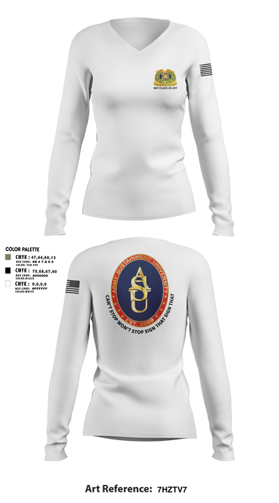 ALC 55179644 Women's Long Sleeve V-neck Shirt - 5