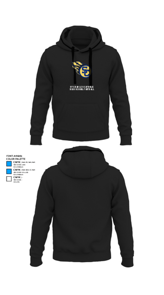 Hoodie, St Charles Catholic High School Football, Football, Teamtime, Team time, sublimation, custom sports apparel, team uniforms, spirit wear, spiritwear, sports uniforms, custom shirts, team store, custom team store, fundraiser sports, apparel fundraiser