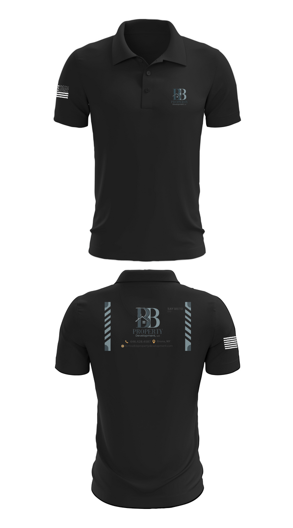 Short Sleeve Performance Polo, BB PROPERTY DEVELOPMENT, , Teamtime, Team time, sublimation, custom sports apparel, team uniforms, spirit wear, spiritwear, sports uniforms, custom shirts, team store, custom team store, fundraiser sports, apparel fundraiser