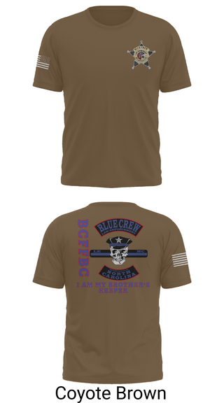 Old School Cotton Feel Shirt, Bluecrew law enforcement motorcycle club, , Teamtime, Team time, sublimation, custom sports apparel, team uniforms, spirit wear, spiritwear, sports uniforms, custom shirts, team store, custom team store, fundraiser sports, apparel fundraiser