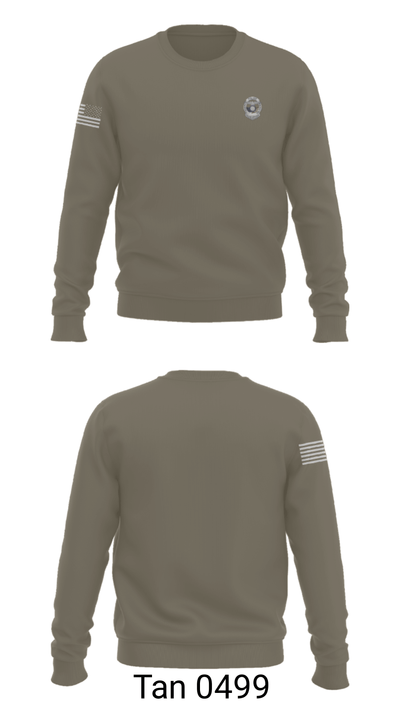 Haskell Police Department 21588241 Crew Neck Sweatshirt - 62
