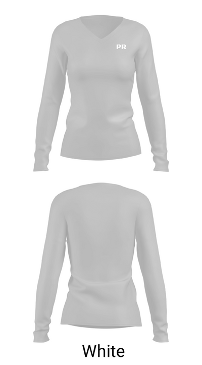 PR 95881469 Women's Long Sleeve V-neck Shirt - 16