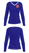 Glen Allen Youth Athletic Association Baseball 31988507 Women's Long Sleeve V-neck Shirt - 32