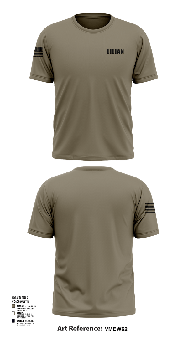 Short Sleeve Performance Shirt, LILIAN, Army, Teamtime, Team time, sublimation, custom sports apparel, team uniforms, spirit wear, spiritwear, sports uniforms, custom shirts, team store, custom team store, fundraiser sports, apparel fundraiser