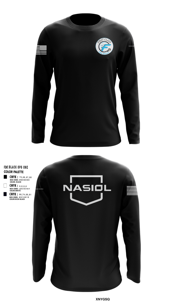 Long Sleeve Performance Shirt, FIRST CLASS CAR DETAIL, , Teamtime, Team time, sublimation, custom sports apparel, team uniforms, spirit wear, spiritwear, sports uniforms, custom shirts, team store, custom team store, fundraiser sports, apparel fundraiser