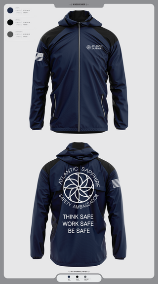 Windbreaker, LinVille, Navy, Teamtime, Team time, sublimation, custom sports apparel, team uniforms, spirit wear, spiritwear, sports uniforms, custom shirts, team store, custom team store, fundraiser sports, apparel fundraiser