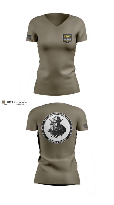 Recruiting & Retention Women's Short Sleeve V-neck Shirt - 2