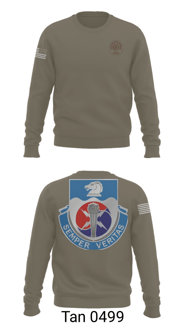 Crew Neck Sweatshirt, 312TH MI BN, CHARLIE DETACHMENT, Army, Teamtime, Team time, sublimation, custom sports apparel, team uniforms, spirit wear, spiritwear, sports uniforms, custom shirts, team store, custom team store, fundraiser sports, apparel fundraiser