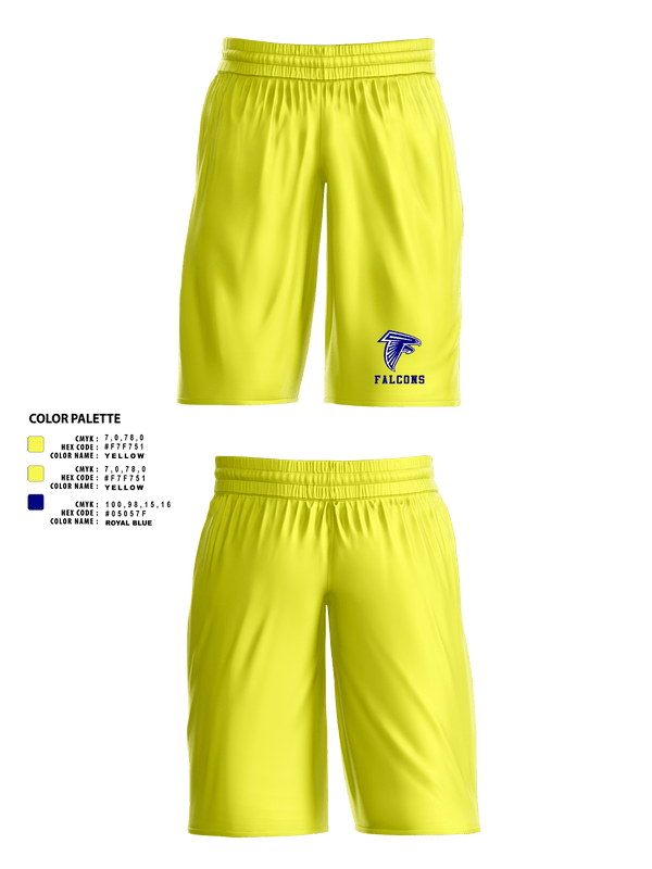 Mens Basketball Shorts, Falcons, Men's Basketball, Teamtime, Team time, sublimation, custom sports apparel, team uniforms, spirit wear, spiritwear, sports uniforms, custom shirts, team store, custom team store, fundraiser sports, apparel fundraiser