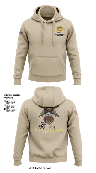 Hoodie, Bravo 1-119th FA, , Teamtime, Team time, sublimation, custom sports apparel, team uniforms, spirit wear, spiritwear, sports uniforms, custom shirts, team store, custom team store, fundraiser sports, apparel fundraiser