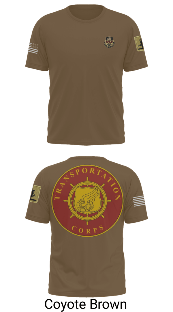 Old School Cotton Feel Shirt, 189th Transportation Company, , Teamtime, Team time, sublimation, custom sports apparel, team uniforms, spirit wear, spiritwear, sports uniforms, custom shirts, team store, custom team store, fundraiser sports, apparel fundraiser