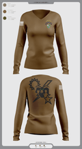 75th Ranger regiment 1725883 Women's Long Sleeve V-neck Shirt - 2
