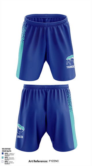 Athletic Shorts With Pockets, Thunder Vista MS, Spirit Store, Teamtime, Team time, sublimation, custom sports apparel, team uniforms, spirit wear, spiritwear, sports uniforms, custom shirts, team store, custom team store, fundraiser sports, apparel fundraiser