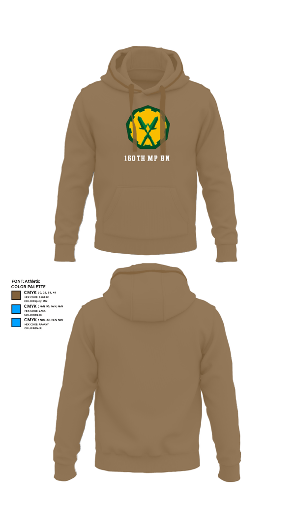Hoodie, 160th mp bn, Army, Teamtime, Team time, sublimation, custom sports apparel, team uniforms, spirit wear, spiritwear, sports uniforms, custom shirts, team store, custom team store, fundraiser sports, apparel fundraiser