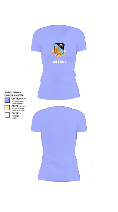 C17 56123448 Women's Short Sleeve V-neck Shirt - 23