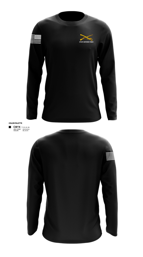 Long Sleeve Performance Shirt, State Defense Force, Army, Teamtime, Team time, sublimation, custom sports apparel, team uniforms, spirit wear, spiritwear, sports uniforms, custom shirts, team store, custom team store, fundraiser sports, apparel fundraiser
