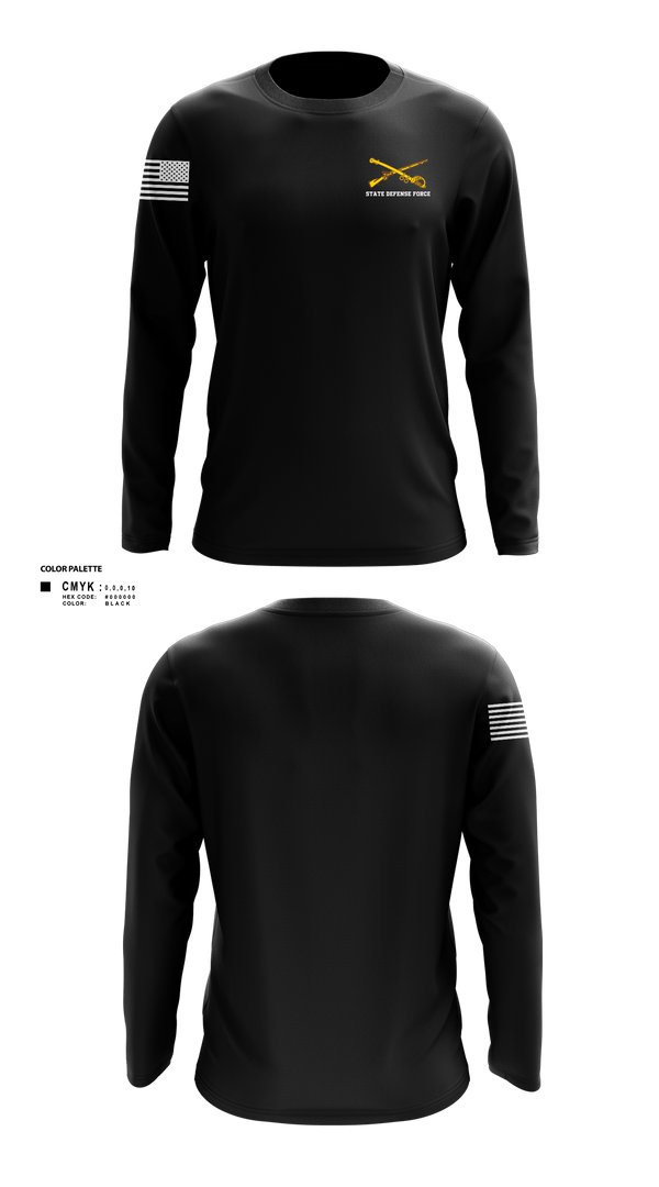 Long Sleeve Performance Shirt, State Defense Force, Army, Teamtime, Team time, sublimation, custom sports apparel, team uniforms, spirit wear, spiritwear, sports uniforms, custom shirts, team store, custom team store, fundraiser sports, apparel fundraiser