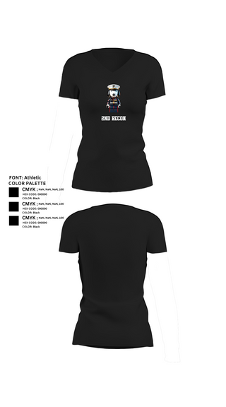 Womens Short Sleeve Vneck Shirt, 2nd Recon, , Teamtime, Team time, sublimation, custom sports apparel, team uniforms, spirit wear, spiritwear, sports uniforms, custom shirts, team store, custom team store, fundraiser sports, apparel fundraiser