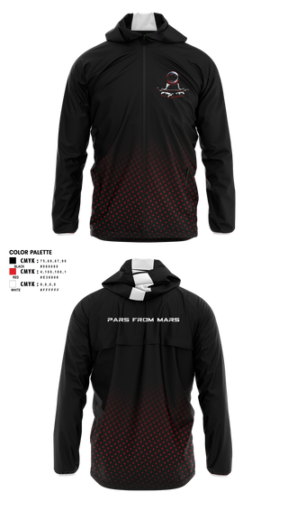 Windbreaker, PARS FROM MARS, Golf, Teamtime, Team time, sublimation, custom sports apparel, team uniforms, spirit wear, spiritwear, sports uniforms, custom shirts, team store, custom team store, fundraiser sports, apparel fundraiser