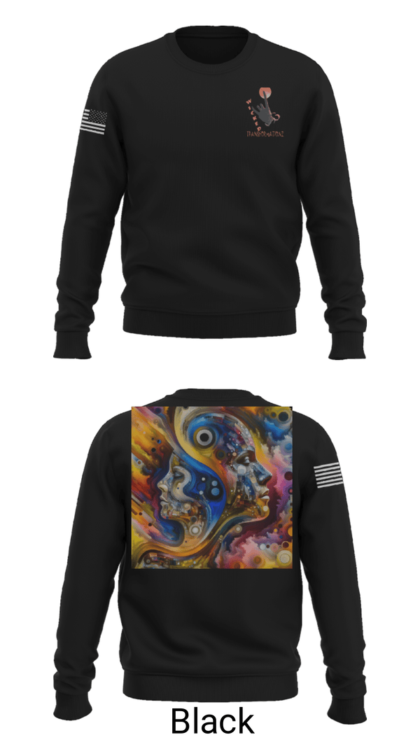 Crew Neck Sweatshirt, Wicked Transformationz, , Teamtime, Team time, sublimation, custom sports apparel, team uniforms, spirit wear, spiritwear, sports uniforms, custom shirts, team store, custom team store, fundraiser sports, apparel fundraiser