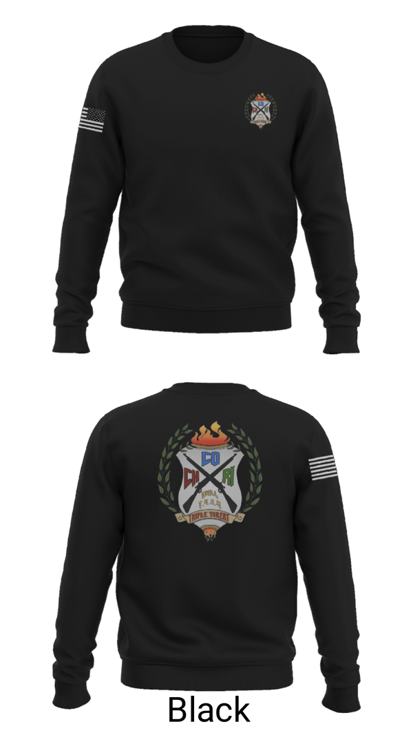 Crew Neck Sweatshirt, Triple Threat, Spirit Store, Teamtime, Team time, sublimation, custom sports apparel, team uniforms, spirit wear, spiritwear, sports uniforms, custom shirts, team store, custom team store, fundraiser sports, apparel fundraiser