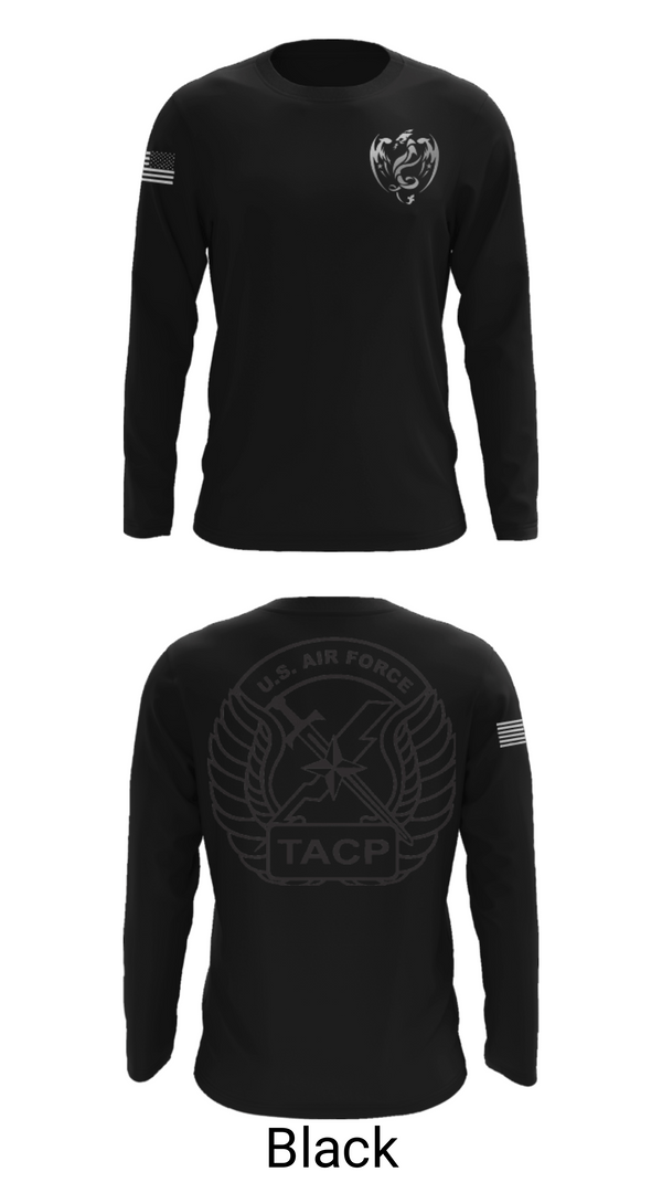 Long Sleeve Performance Shirt, 18th Air Support Operations Group, Air Force, Teamtime, Team time, sublimation, custom sports apparel, team uniforms, spirit wear, spiritwear, sports uniforms, custom shirts, team store, custom team store, fundraiser sports, apparel fundraiser