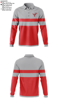 Bradford High School Golf 39456737 Long Sleeve Performance Polo - 41