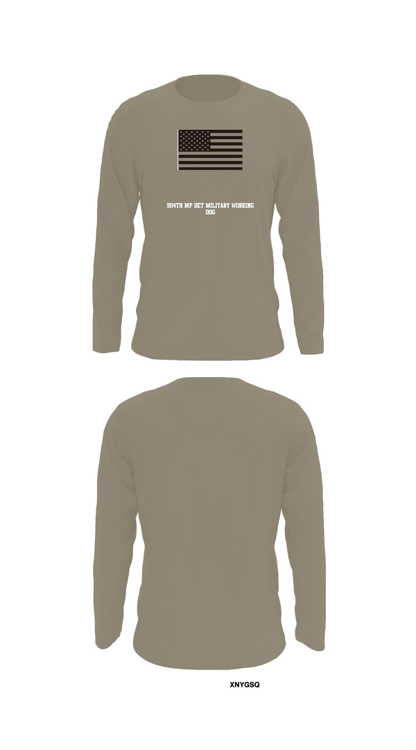 Long Sleeve Performance Shirt, 904th MP Det Military Working Dog, Army, Teamtime, Team time, sublimation, custom sports apparel, team uniforms, spirit wear, spiritwear, sports uniforms, custom shirts, team store, custom team store, fundraiser sports, apparel fundraiser