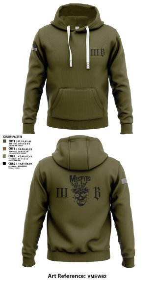 Hoodie, 3B 1-325 AIR, 2BCT, 82ND ABN DIV, Army, Teamtime, Team time, sublimation, custom sports apparel, team uniforms, spirit wear, spiritwear, sports uniforms, custom shirts, team store, custom team store, fundraiser sports, apparel fundraiser