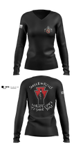 undefined Women's Long Sleeve V-neck Shirt -1 6