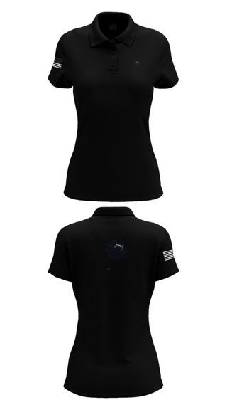 Womens Short Sleeve Performance Polo, VAQ-131, Navy, Teamtime, Team time, sublimation, custom sports apparel, team uniforms, spirit wear, spiritwear, sports uniforms, custom shirts, team store, custom team store, fundraiser sports, apparel fundraiser